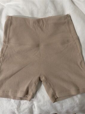 Layere organic cotton biker shorts